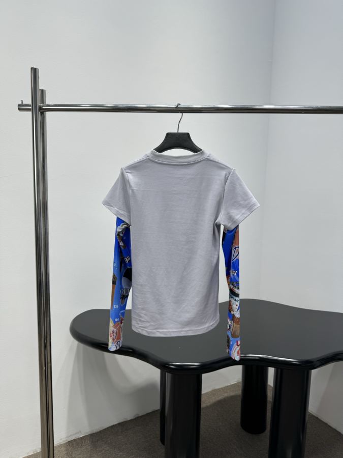 BALENCIAGA kvinner 𝐵𝑎𝑙𝑒𝑛𝑐𝑖𝑎𝑔*New Arrival WASHED CAYON LOOP T — photo 3