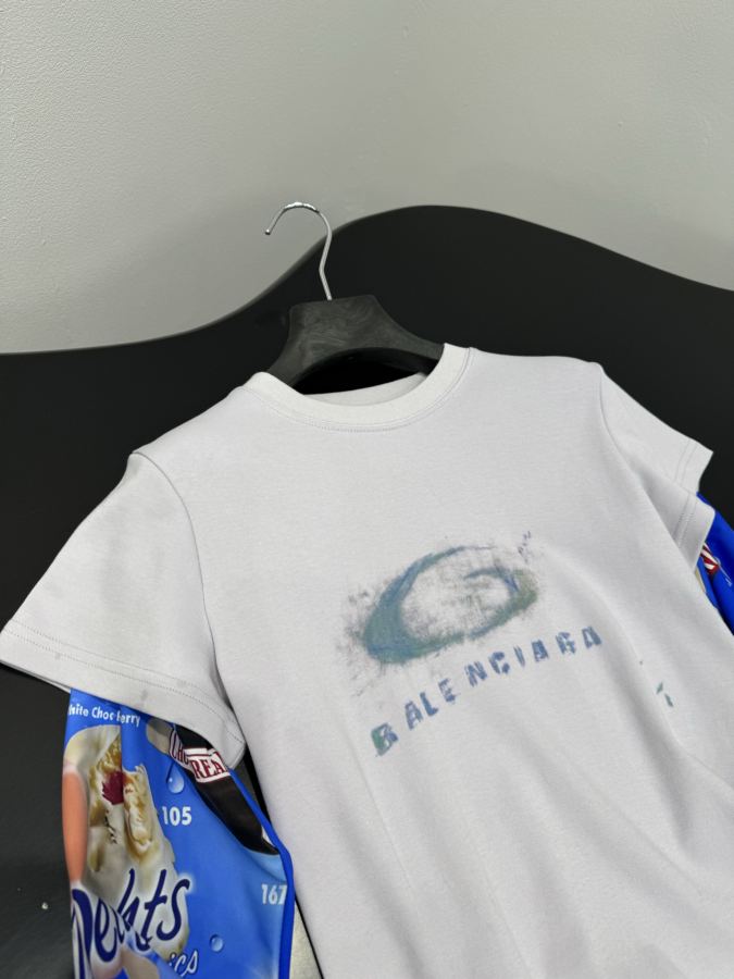 BALENCIAGA kvinner 𝐵𝑎𝑙𝑒𝑛𝑐𝑖𝑎𝑔*New Arrival WASHED CAYON LOOP T — photo 5