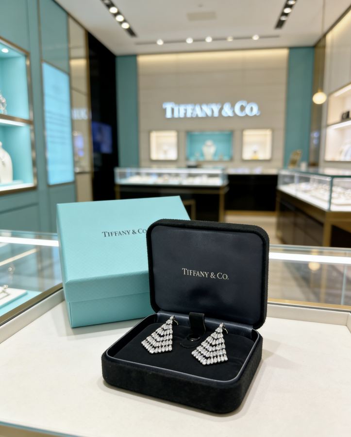 Tiffany Jewelry Exclusively customized Tiff Tiffany earrings commemorative style Highlights Marquise — 1:1 Replica For Sale — photo 7