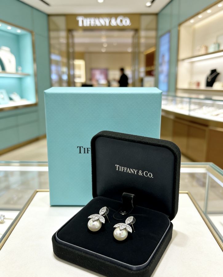 Tiffany Jewelry Exclusively customized Tiff Tiffany earrings commemorative style Highlights Marquise — AAA Quality Replica — photo 4