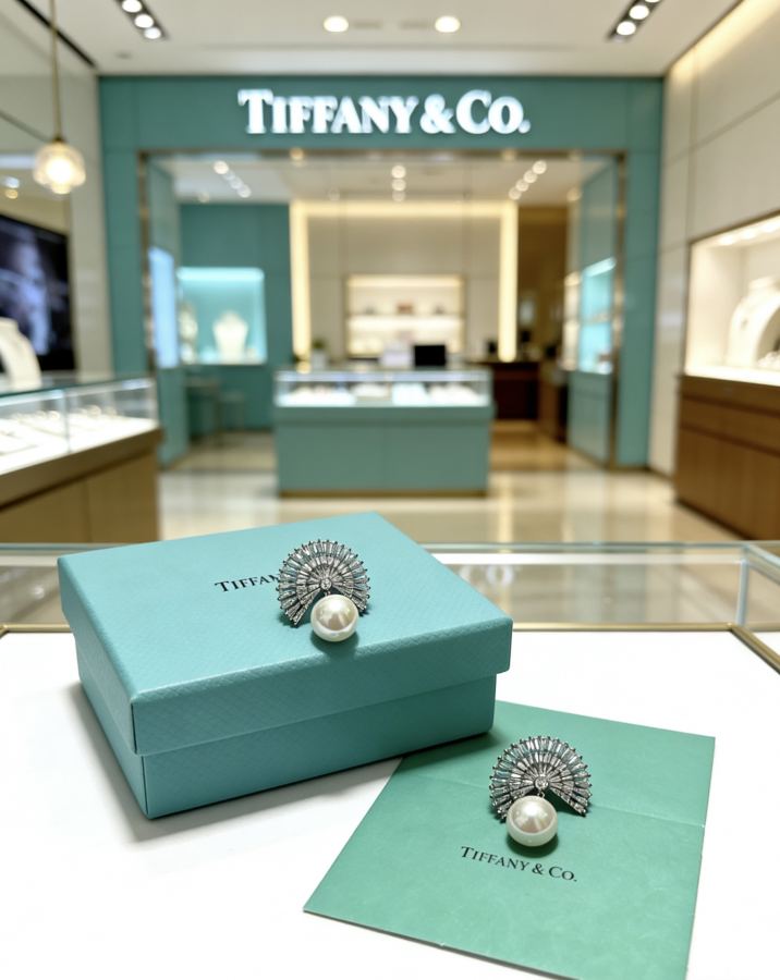 Tiffany Jewelry Exclusively customized Tiff Tiffany earrings commemorative style Highlights Marquise — Premium Replica — photo 6