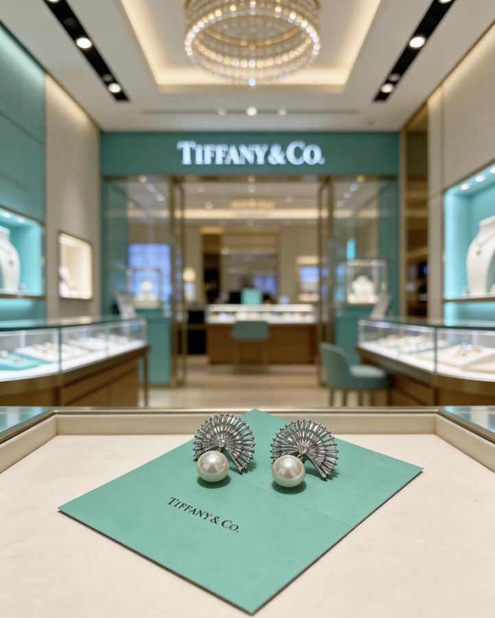 Tiffany Jewelry Exclusively customized Tiff Tiffany earrings commemorative style Highlights Marquise — Premium Replica — photo 8
