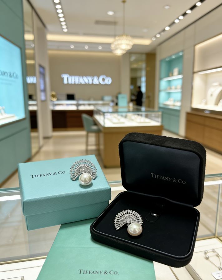 Tiffany Jewelry Exclusively customized Tiff Tiffany earrings commemorative style Highlights Marquise — Premium Replica — photo 2
