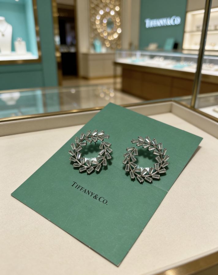 Tiffany Jewelry Exclusively customized Tiff Tiffany earrings commemorative style Highlights Marquise — 1:1 Replica For Sale — photo 5