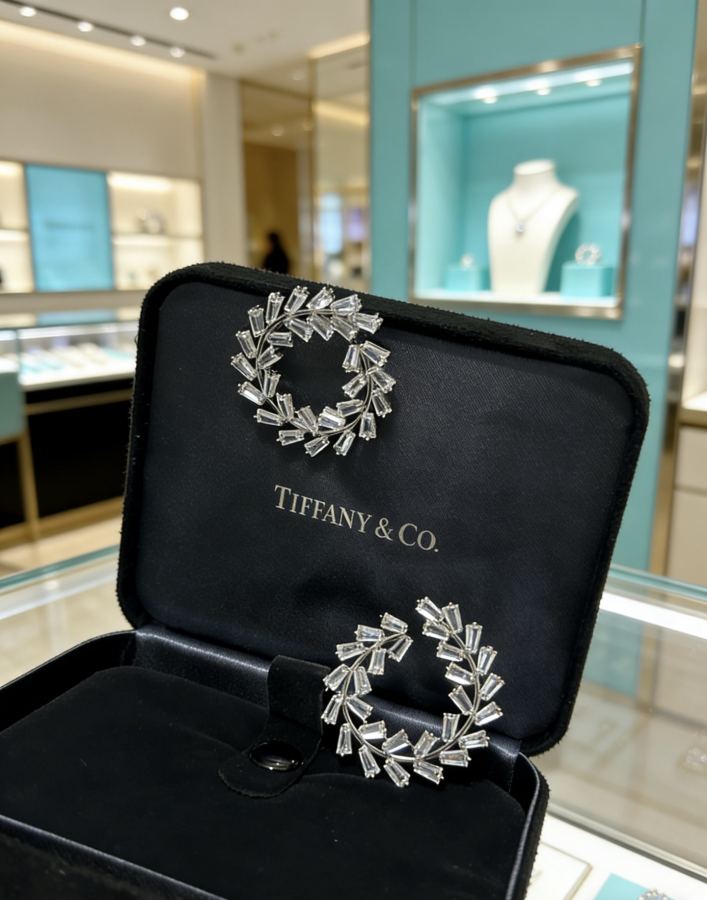 Tiffany Jewelry Exclusively customized Tiff Tiffany earrings commemorative style Highlights Marquise — 1:1 Replica For Sale