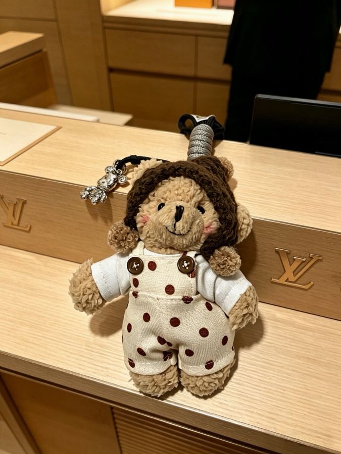 Louis Vuitton Jewelry New Release LV Keychain lv New Charm Anger Forest Keychain — 1:1 Replica — photo 6