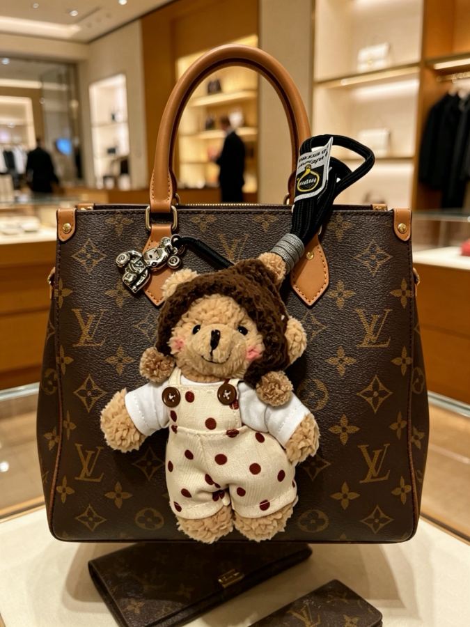 Louis Vuitton Jewelry New Release LV Keychain lv New Charm Anger Forest Keychain — 1:1 Replica — photo 7