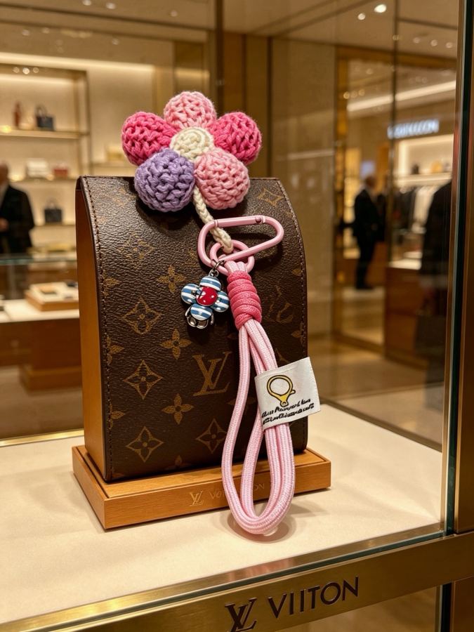 Louis Vuitton Jewelry New Release LV Keychain lv New Charm Anger Forest Keychain — AAA Quality Replica — photo 6
