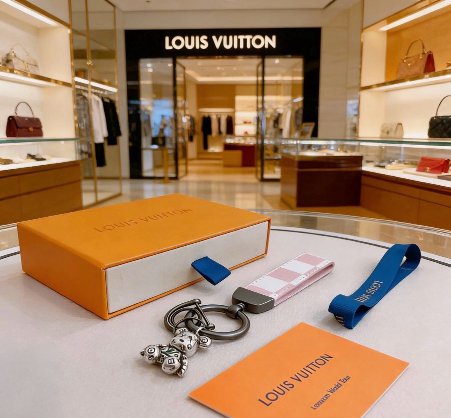 Louis Vuitton Jewelry New Release LV Keychain lv New Charm Anger Forest Keychain — AAA Quality Replica — photo 6