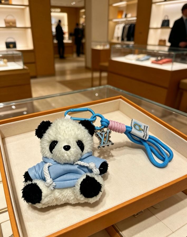 Louis Vuitton Jewelry New Release LV Keychain lv New Charm Anger Forest Keychain — AAA Quality Replica — photo 6