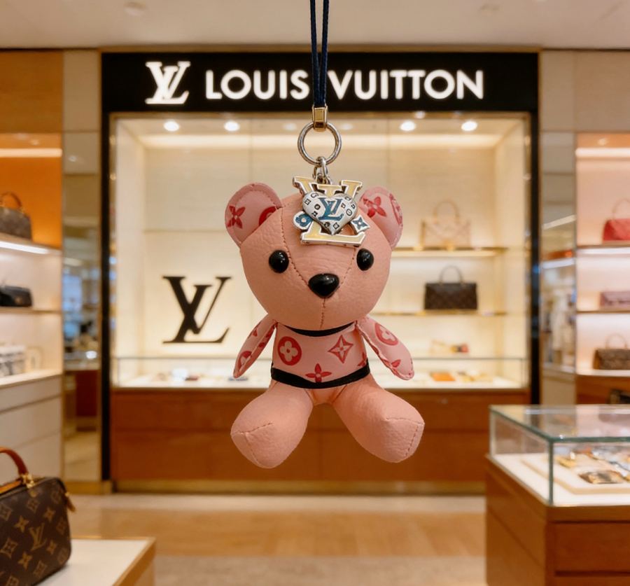 Louis Vuitton Jewelry New Release LV Keychain lv New Charm Anger Forest Keychain — AAA Quality Replica — photo 4