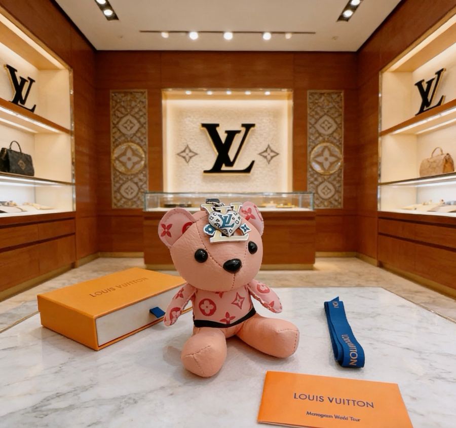 Louis Vuitton Jewelry New Release LV Keychain lv New Charm Anger Forest Keychain — AAA Quality Replica — photo 6