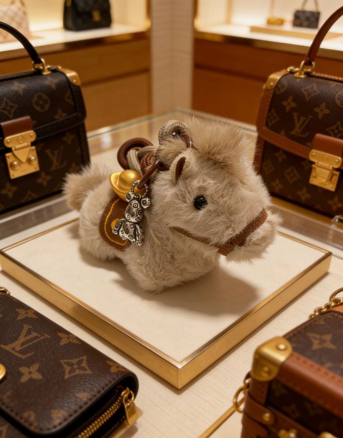 Louis Vuitton Jewelry New Release LV Keychain lv New Charm Anger Forest Keychain — Premium Replica
