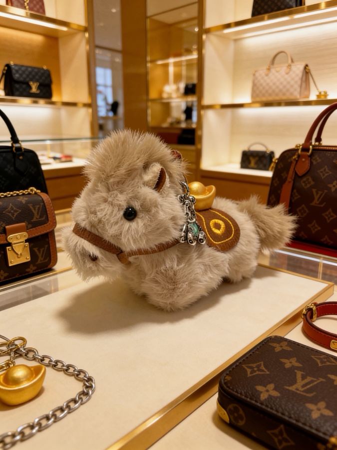 Louis Vuitton Jewelry New Release LV Keychain lv New Charm Anger Forest Keychain — Premium Replica — photo 4