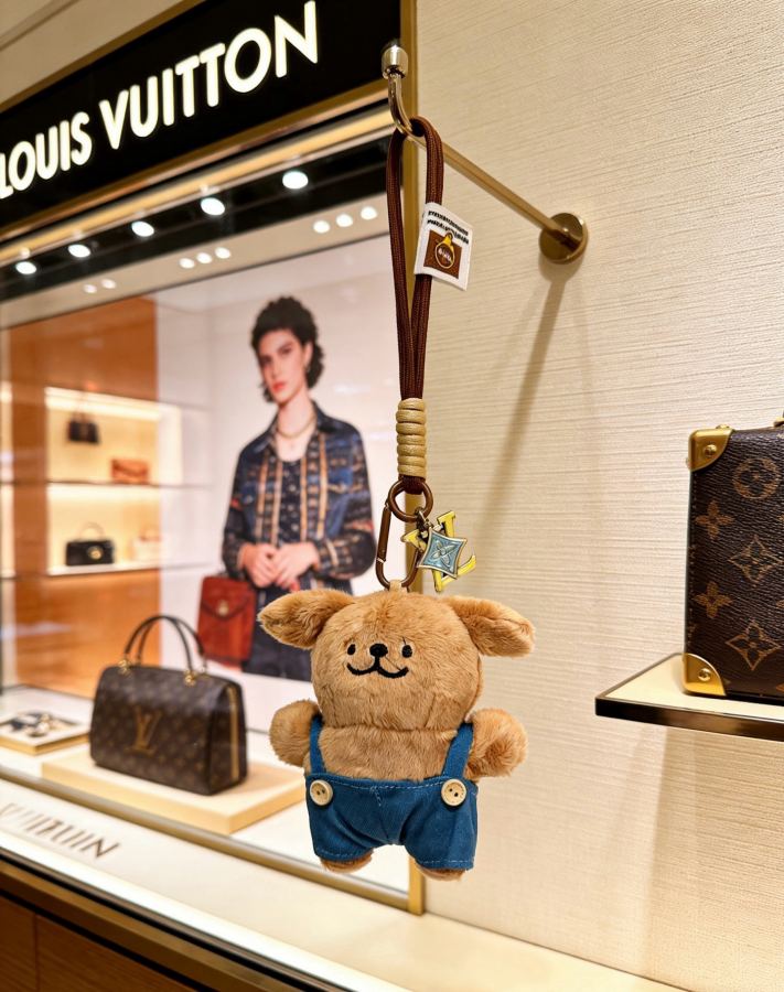 Louis Vuitton Jewelry New Release LV Keychain lv New Charm Anger Forest Keychain — 1:1 Replica — photo 2