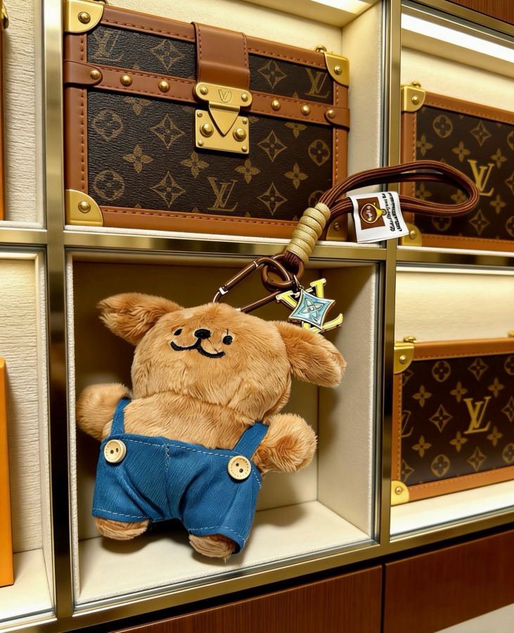 Louis Vuitton Jewelry New Release LV Keychain lv New Charm Anger Forest Keychain — 1:1 Replica — photo 4