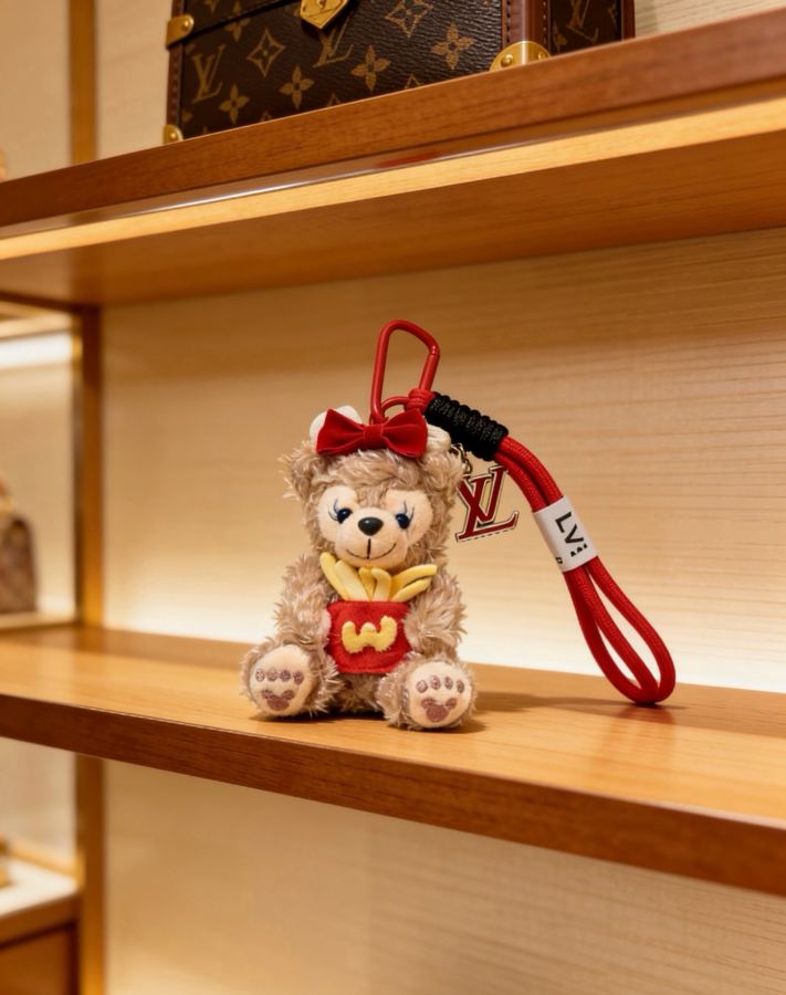 Louis Vuitton Jewelry New Release LV Keychain lv New Charm Anger Forest Keychain — AAA Quality Replica — photo 6
