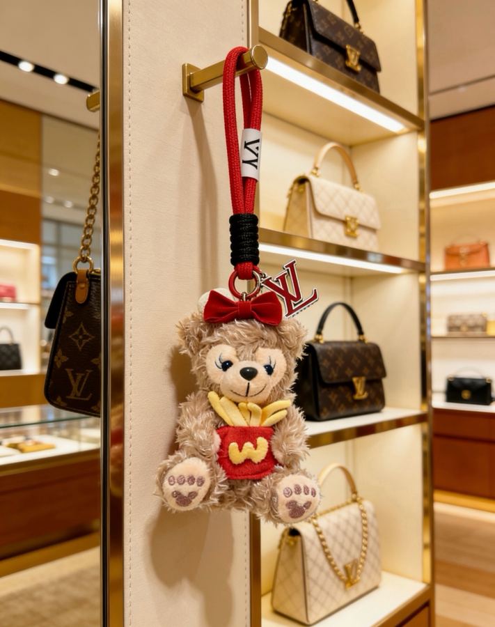 Louis Vuitton Jewelry New Release LV Keychain lv New Charm Anger Forest Keychain — AAA Quality Replica — photo 4