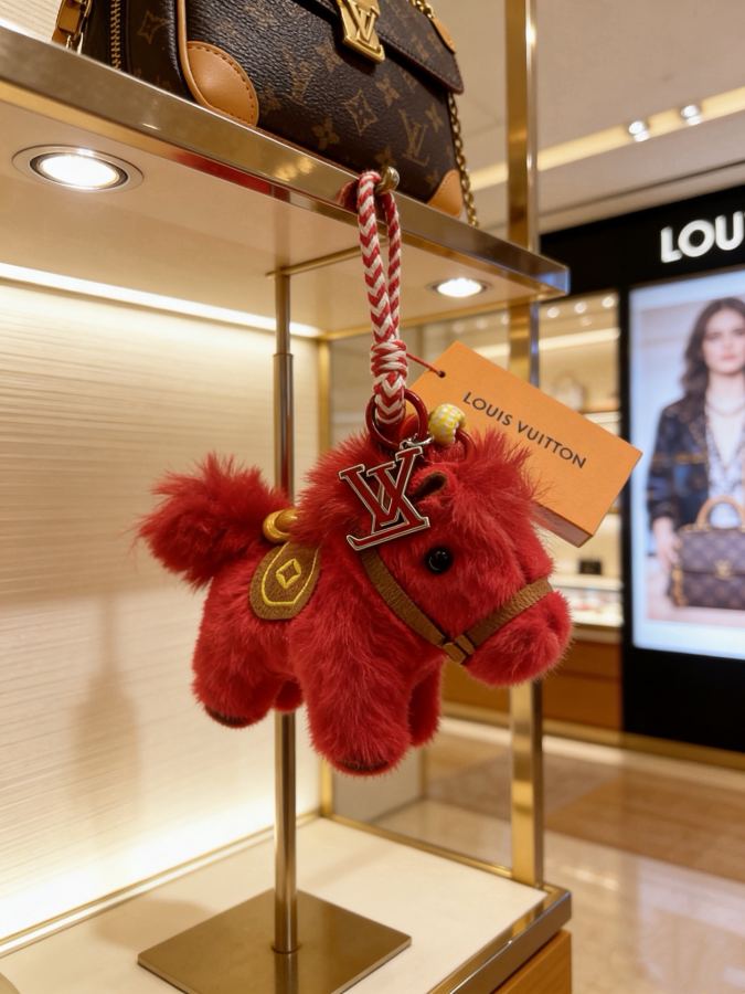 Louis Vuitton Jewelry New Release LV Keychain lv New Charm Anger Forest Keychain — 1:1 Replica For Sale — photo 7