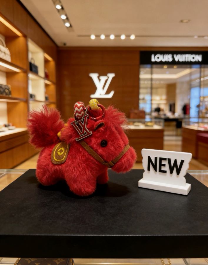 Louis Vuitton Jewelry New Release LV Keychain lv New Charm Anger Forest Keychain — 1:1 Replica For Sale — photo 2