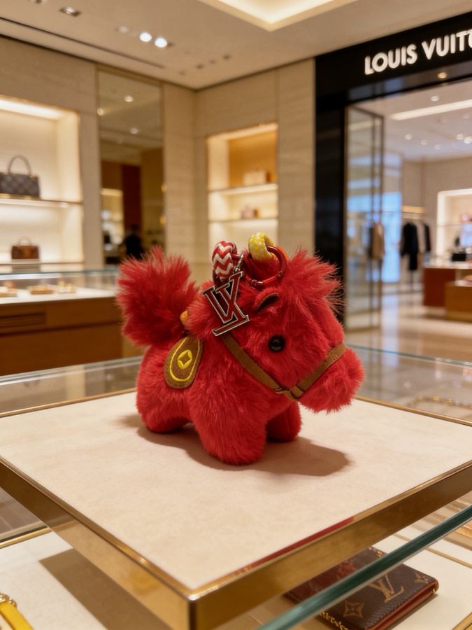 Louis Vuitton Jewelry New Release LV Keychain lv New Charm Anger Forest Keychain — 1:1 Replica For Sale — photo 6