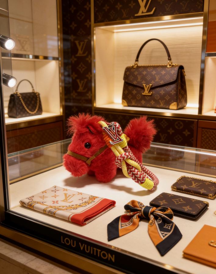 Louis Vuitton Jewelry New Release LV Keychain lv New Charm Anger Forest Keychain — 1:1 Replica For Sale