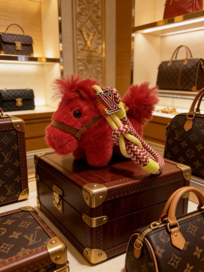 Louis Vuitton Jewelry New Release LV Keychain lv New Charm Anger Forest Keychain — 1:1 Replica For Sale — photo 4