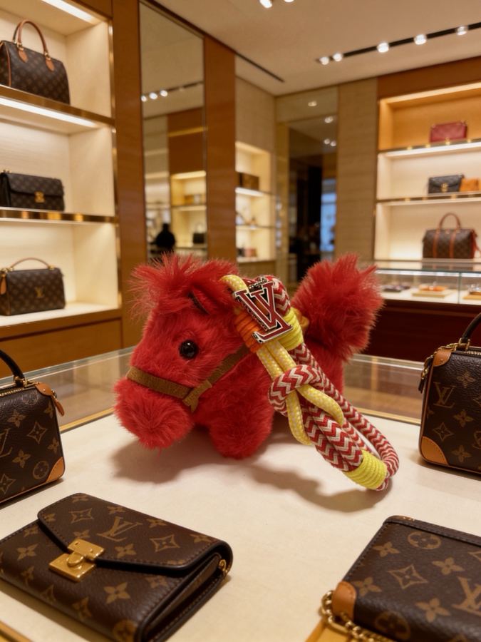 Louis Vuitton Jewelry New Release LV Keychain lv New Charm Anger Forest Keychain — 1:1 Replica For Sale — photo 5