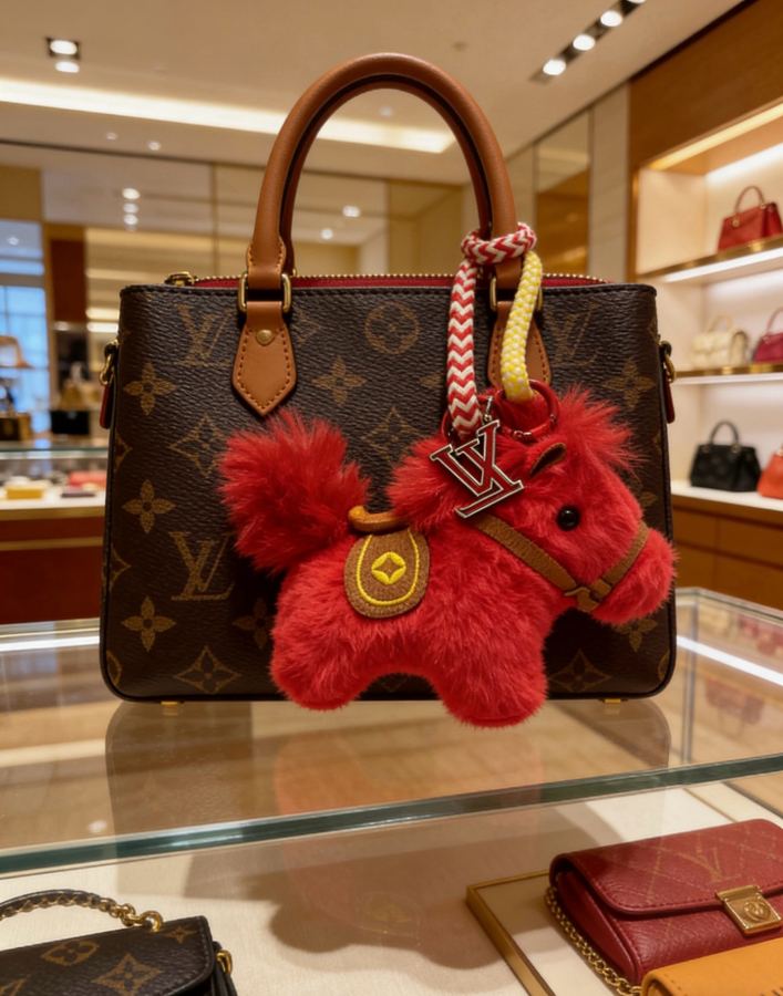 Louis Vuitton Jewelry New Release LV Keychain lv New Charm Anger Forest Keychain — 1:1 Replica For Sale — photo 3