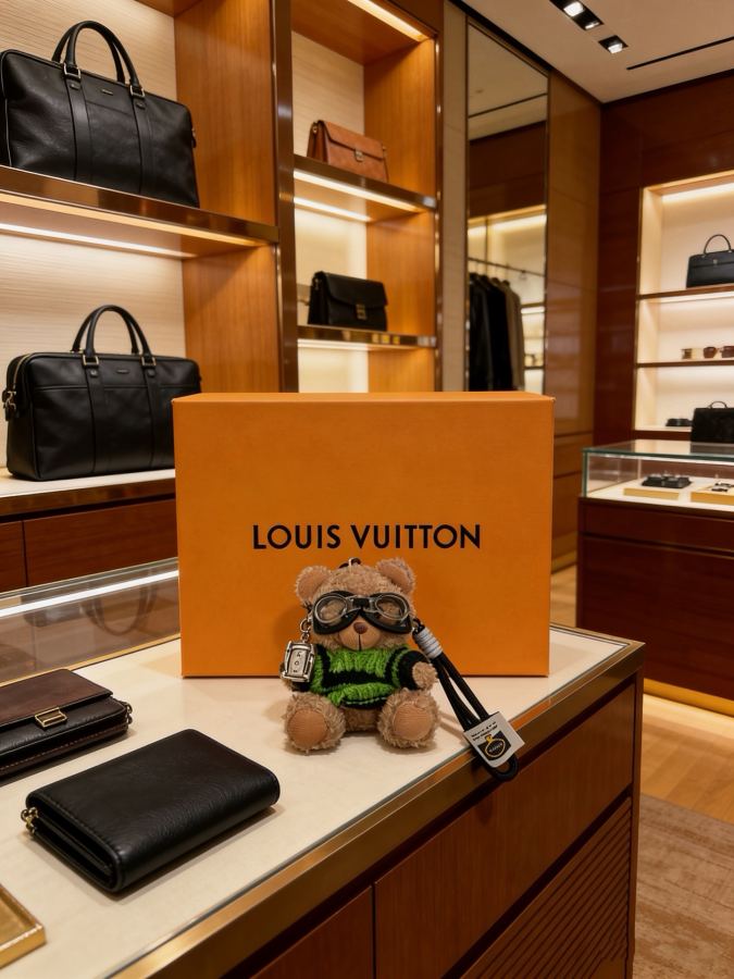 Louis Vuitton Jewelry New Release LV Keychain lv New Charm Anger Forest Keychain — AAA Quality Replica — photo 6