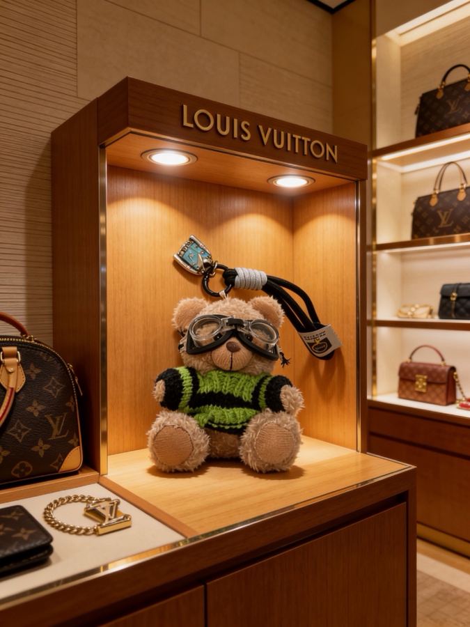 Louis Vuitton Jewelry New Release LV Keychain lv New Charm Anger Forest Keychain — AAA Quality Replica — photo 3