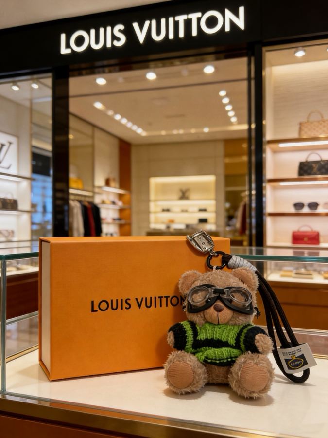 Louis Vuitton Jewelry New Release LV Keychain lv New Charm Anger Forest Keychain — AAA Quality Replica — photo 5