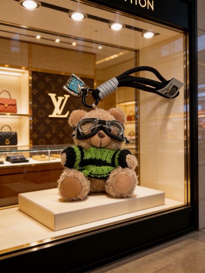 Louis Vuitton Jewelry New Release LV Keychain lv New Charm Anger Forest Keychain — AAA Quality Replica — photo 7