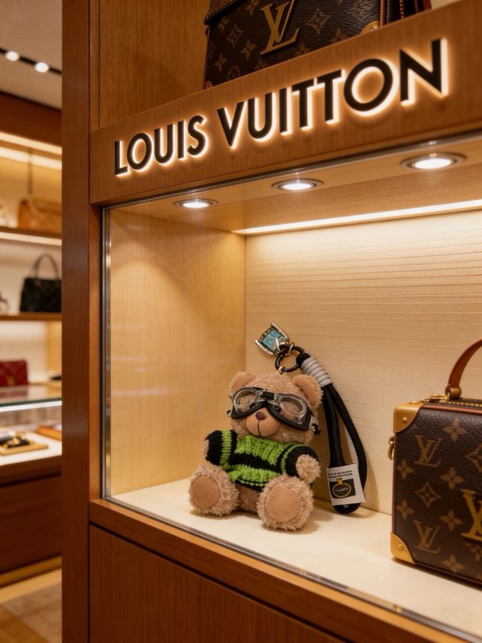 Louis Vuitton Jewelry New Release LV Keychain lv New Charm Anger Forest Keychain — AAA Quality Replica — photo 4