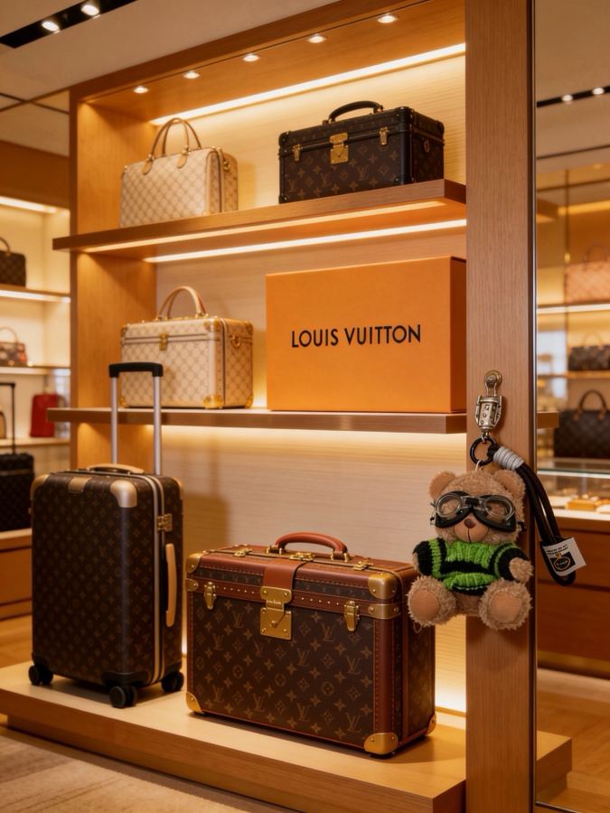 Louis Vuitton Jewelry New Release LV Keychain lv New Charm Anger Forest Keychain — AAA Quality Replica — photo 2