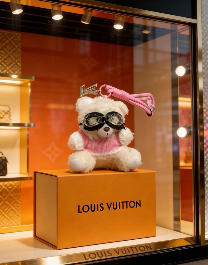 Louis Vuitton Jewelry New Release LV Keychain lv New Charm Anger Forest Keychain — 1:1 Replica For Sale — photo 3