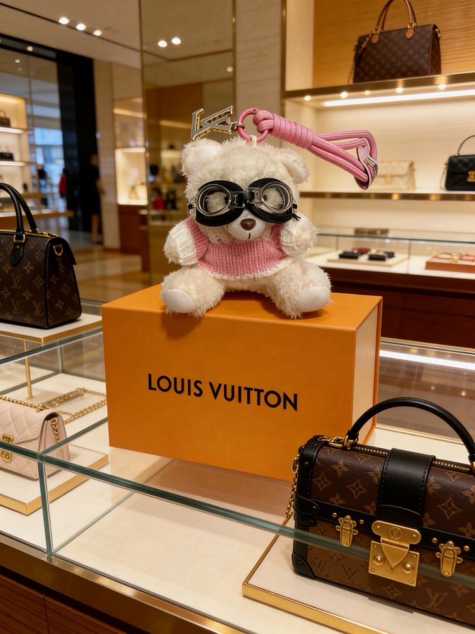 Louis Vuitton Jewelry New Release LV Keychain lv New Charm Anger Forest Keychain — 1:1 Replica For Sale — photo 5