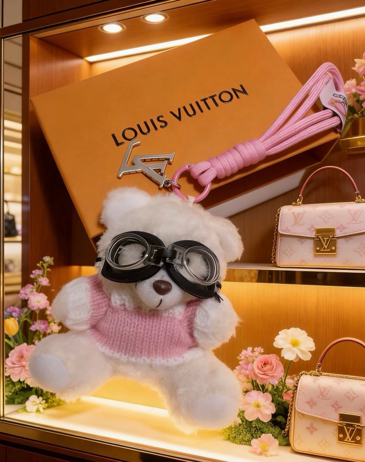 Louis Vuitton Jewelry New Release LV Keychain lv New Charm Anger Forest Keychain — 1:1 Replica For Sale — photo 2