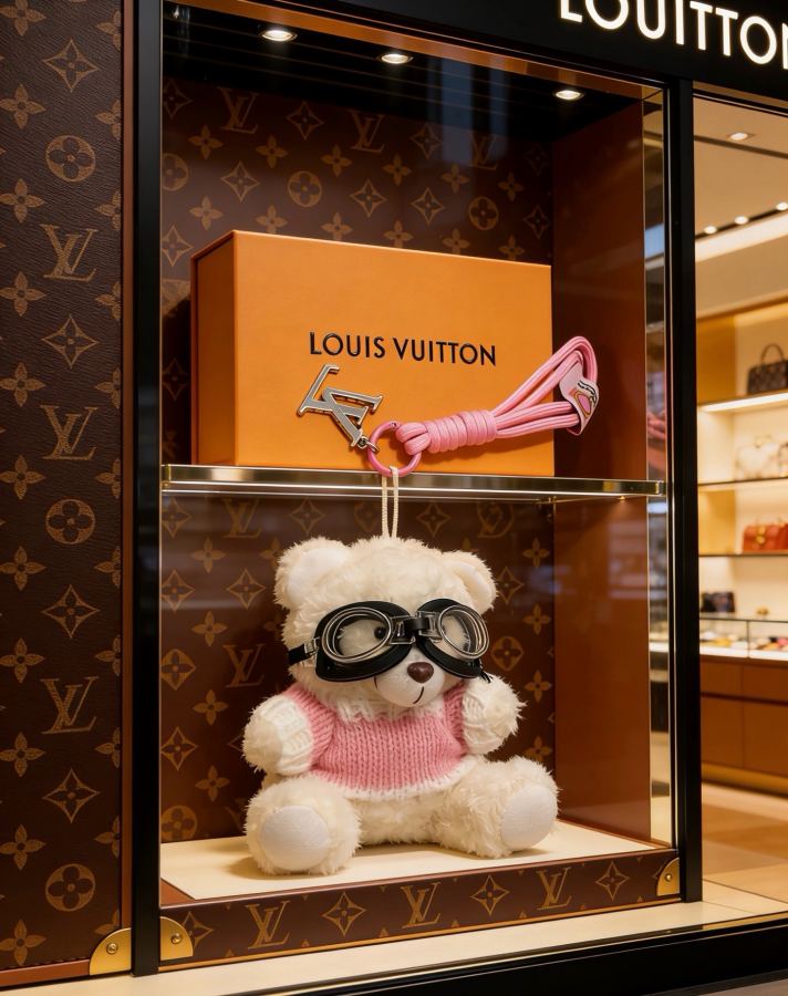 Louis Vuitton Jewelry New Release LV Keychain lv New Charm Anger Forest Keychain — 1:1 Replica For Sale