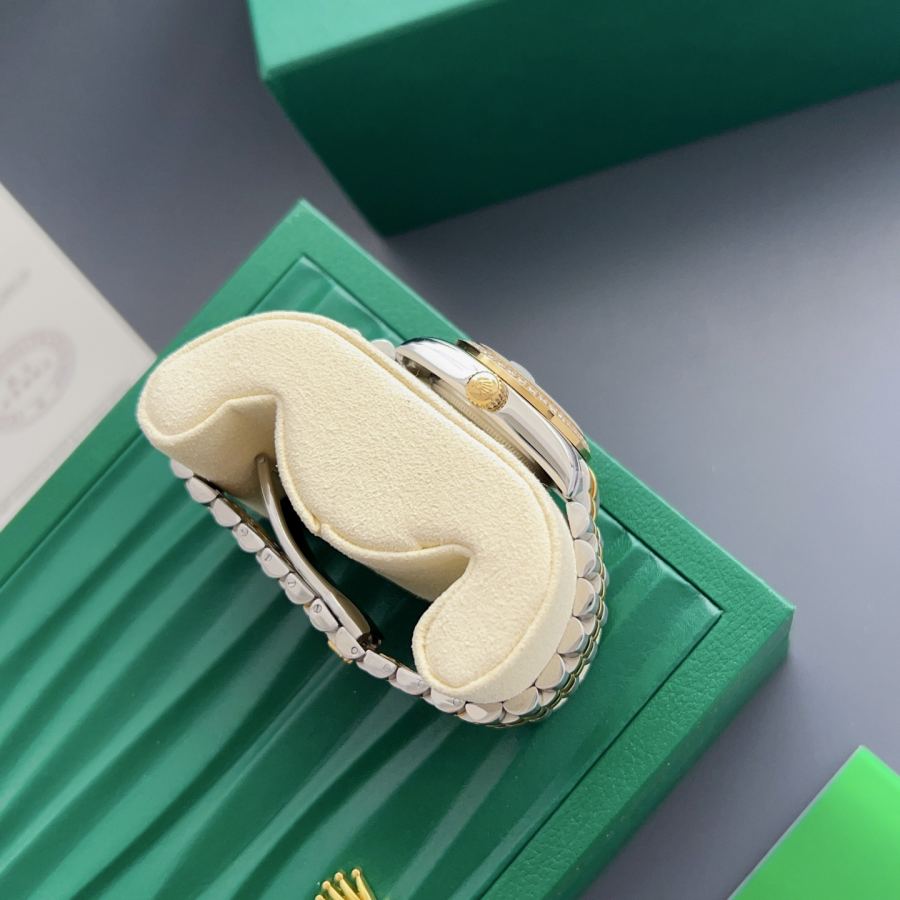 Rolex Watches Gg factory Rolex Datejust31mmwatch | Brilliant declaration of 10 square diamonds — Premium Replica — photo 7