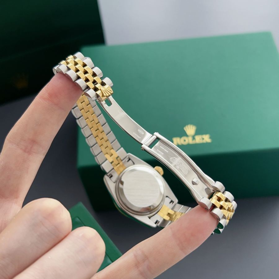 Rolex Watches Gg factory Rolex Datejust31mmwatch | Brilliant declaration of 10 square diamonds — Premium Replica — photo 9