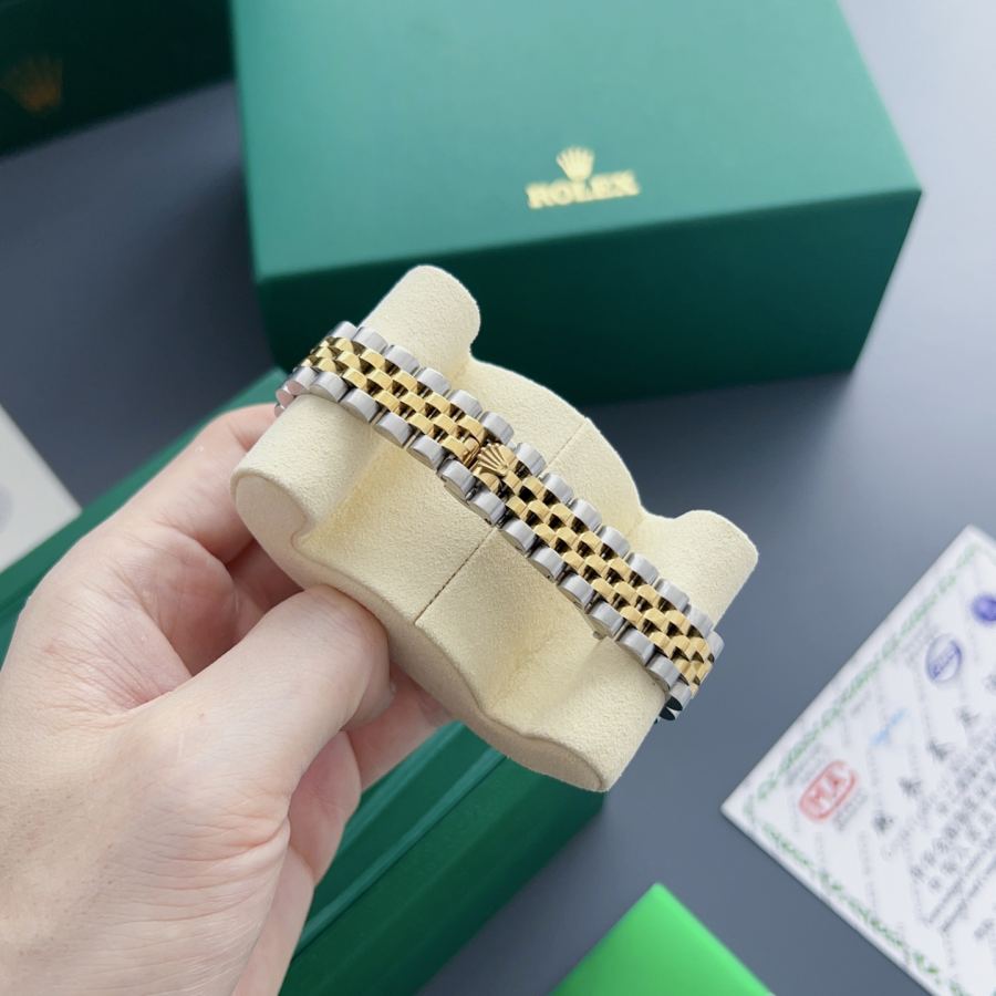 Rolex Watches Gg factory Rolex Datejust31mmwatch | Brilliant declaration of 10 square diamonds — Premium Replica — photo 8