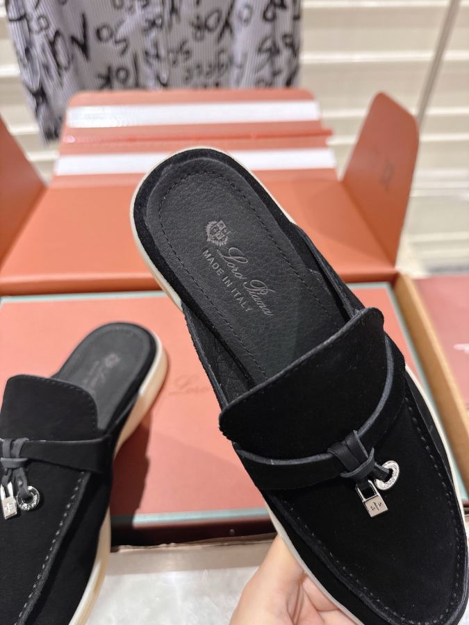 LP women's shoes Loro Piana Semi-drag top upgraded version. This year's Lp has new colors again, — 1:1 Replica — photo 7