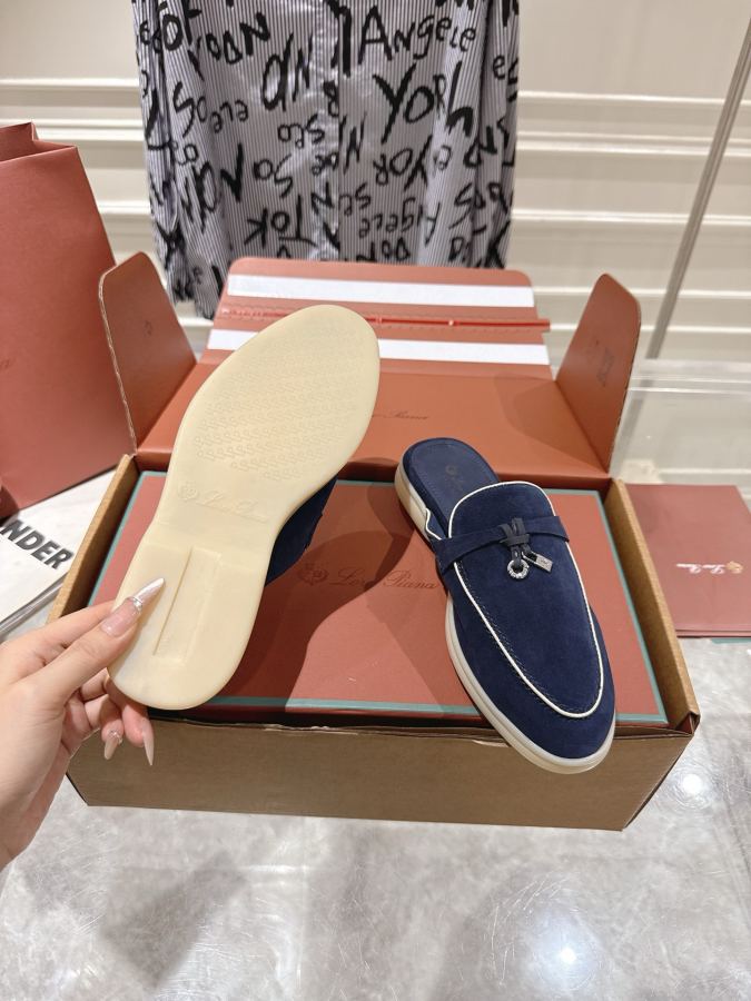 LP women's shoes Loro Piana Semi-drag top upgraded version. This year's Lp has new colors again, — 1:1 Replica — photo 9