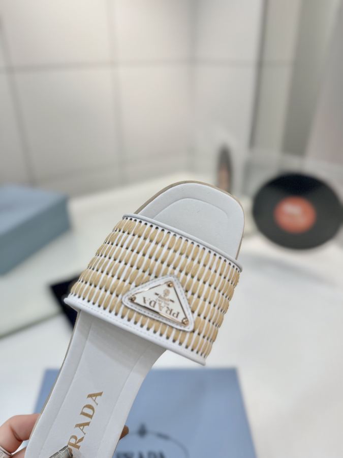 Prada women's shoes Factory price "Prada woven slippers" — AAA Quality Replica — photo 5
