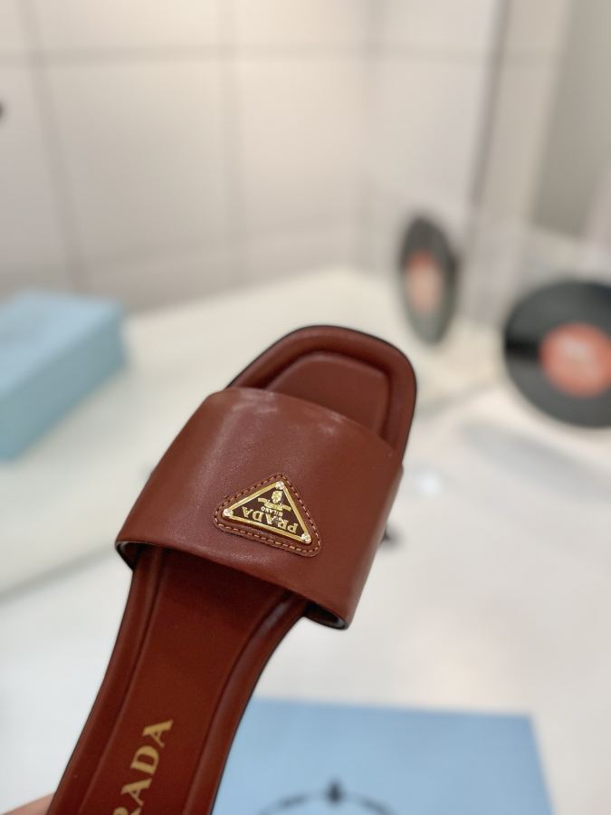Prada women's shoes Factory price "Prada woven slippers" — 1:1 Replica For Sale — photo 5