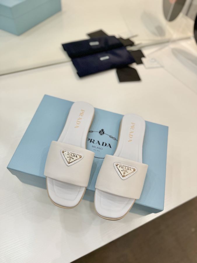 Prada women's shoes Factory price "Prada woven slippers" — 1:1 Replica For Sale — photo 3
