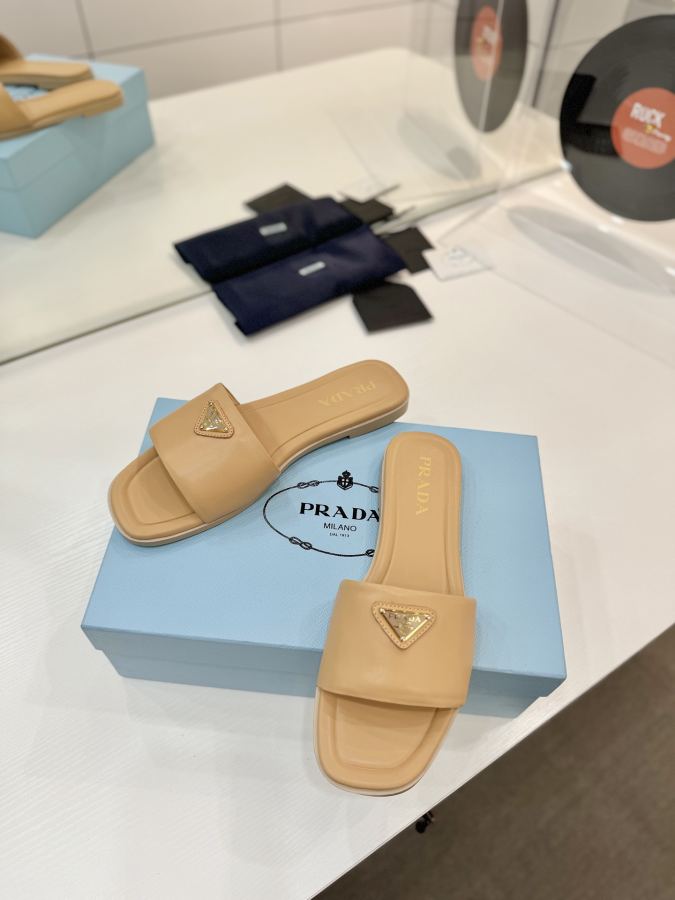 Prada women's shoes Factory price "Prada woven slippers" — AAA Quality Replica — photo 7