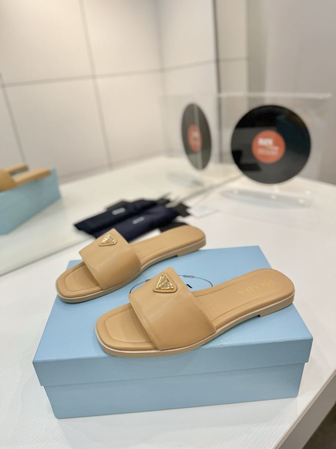 Prada women's shoes Factory price "Prada woven slippers" — AAA Quality Replica — photo 2