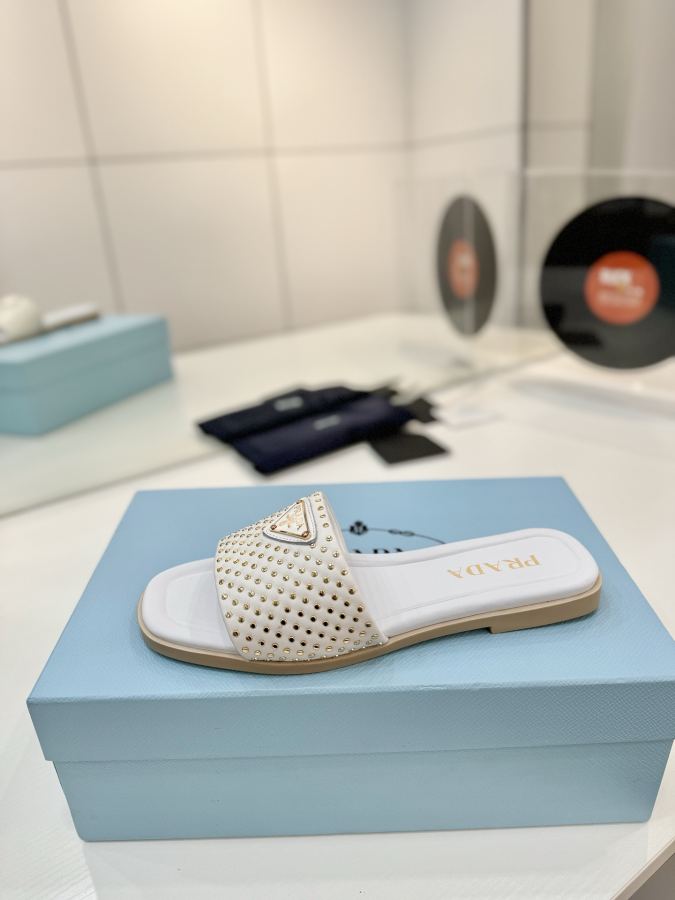 Prada women's shoes Factory price "Prada woven slippers" — AAA Quality Replica — photo 4